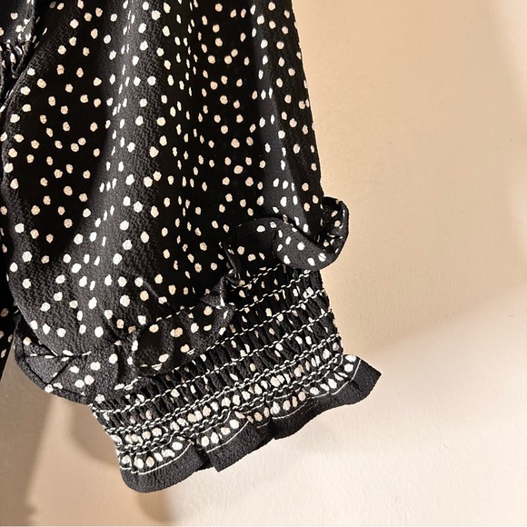 Max Edition Black and White Polka Dot Maxi Dress - Size Small - Picture 7 of 11